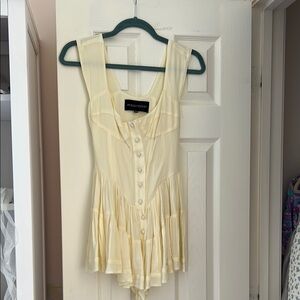 vanessa mooney yellow romper